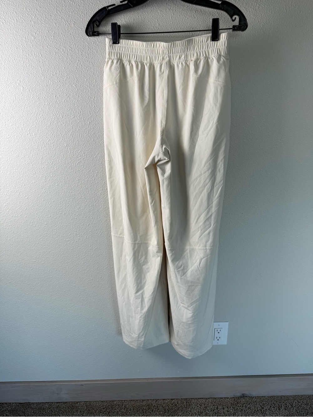 Lululemon Swift Wide-Leg Mid-Rise Pant Full Length Cream Casual Women’s Size 4 - Picture 8 of 13